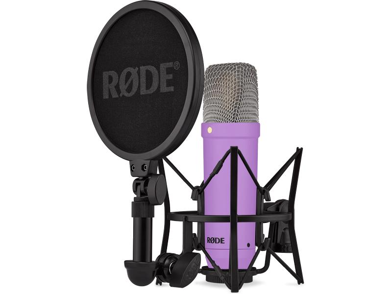 Rode Kondensatormikrofon NT1 Signature Series Purple Grossmembran-Kondensatormikrofon mit Nierencharakteristik