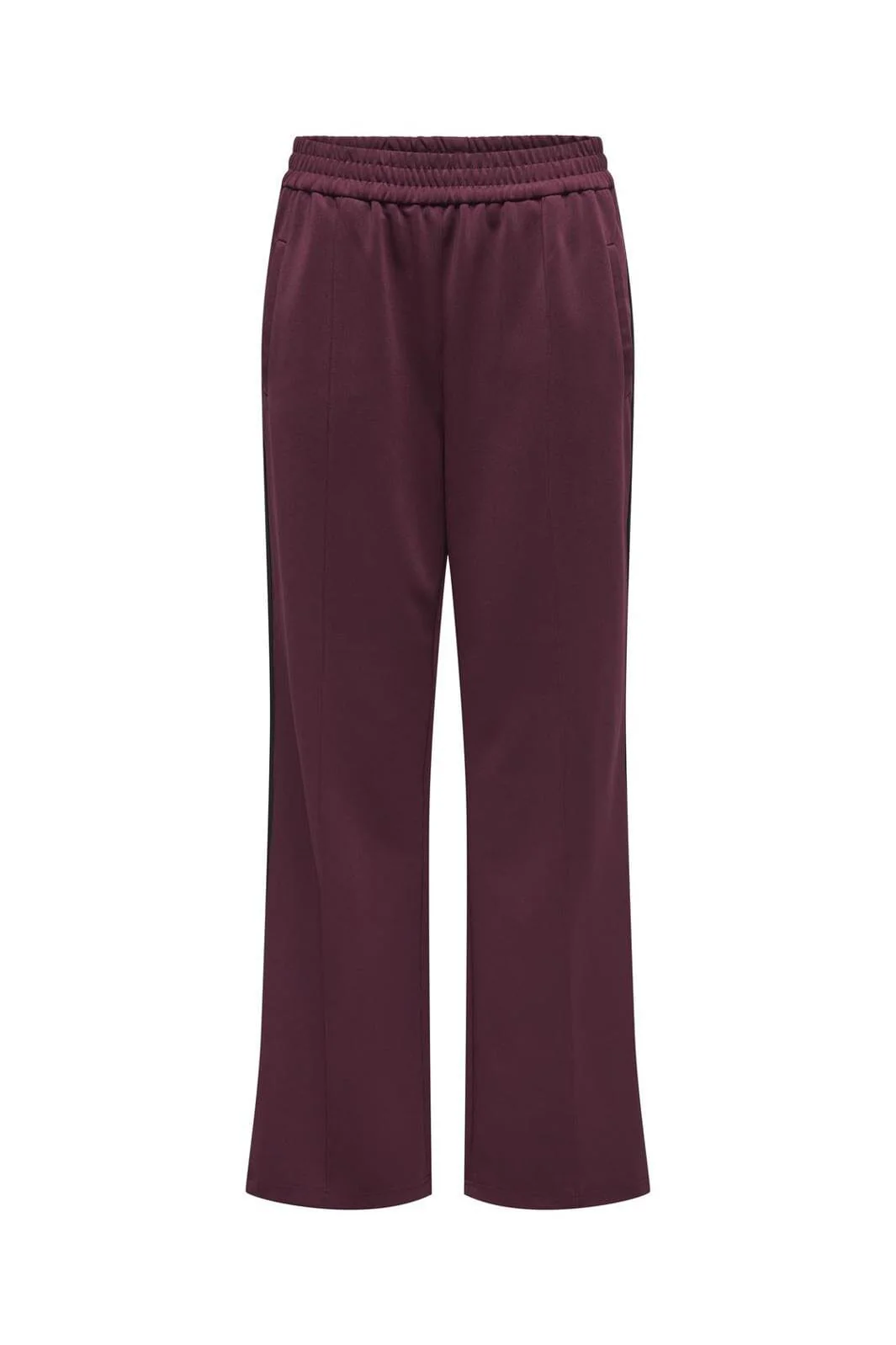 Only Onlwarm Up X Track Pant 4748812 burgundy w soft chambray tape