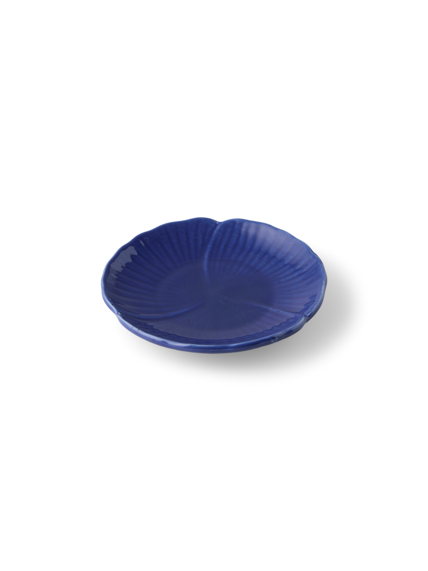 Tallerken | Stentøj. Ø13 cm.  | Electric Blue