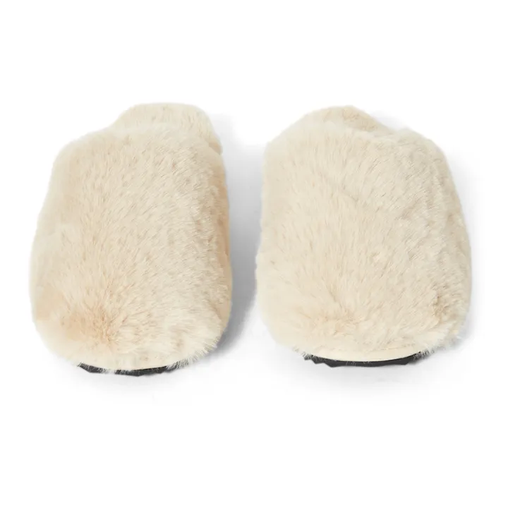 Apparis Chaussons Façon Fourrure Melody | Latte