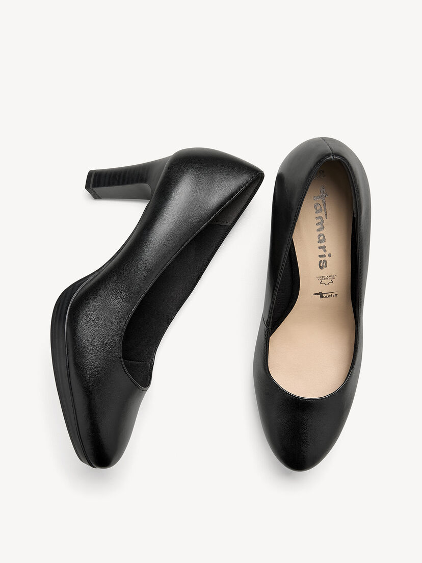Leren Pumps - zwart
