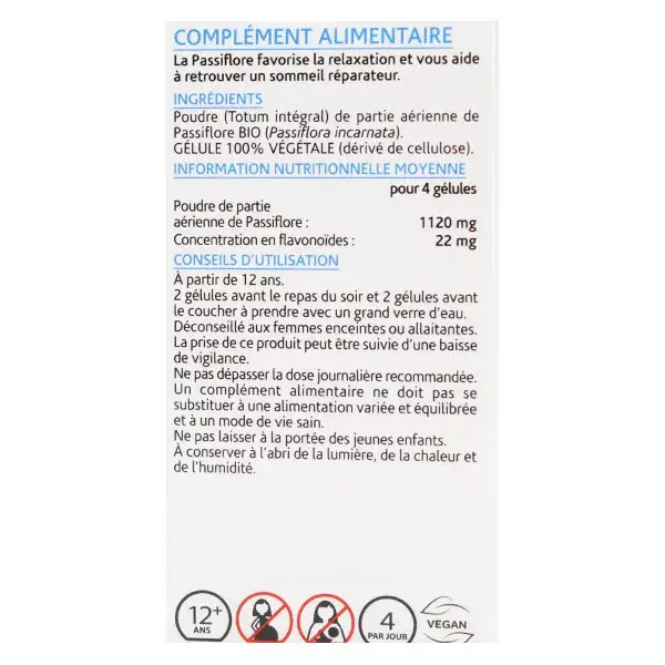 Arkopharma Arkogélules Flor de Maracujá Orgânica 45 cápsulas