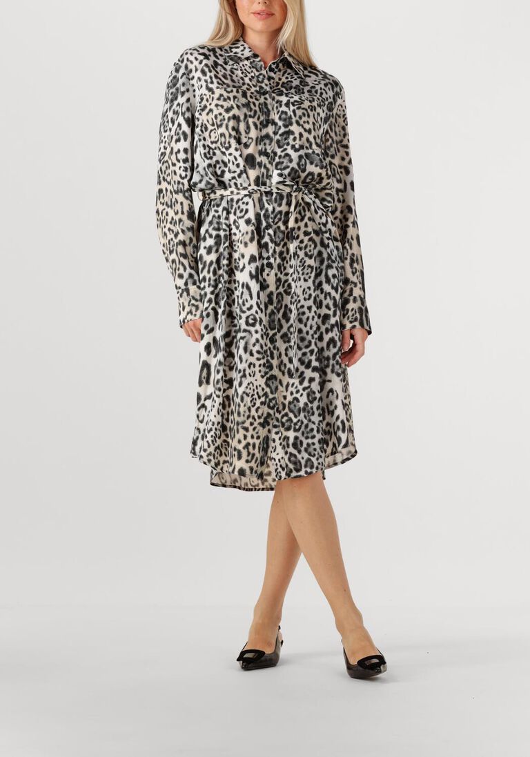 grijze riani midi jurk 576200-4444