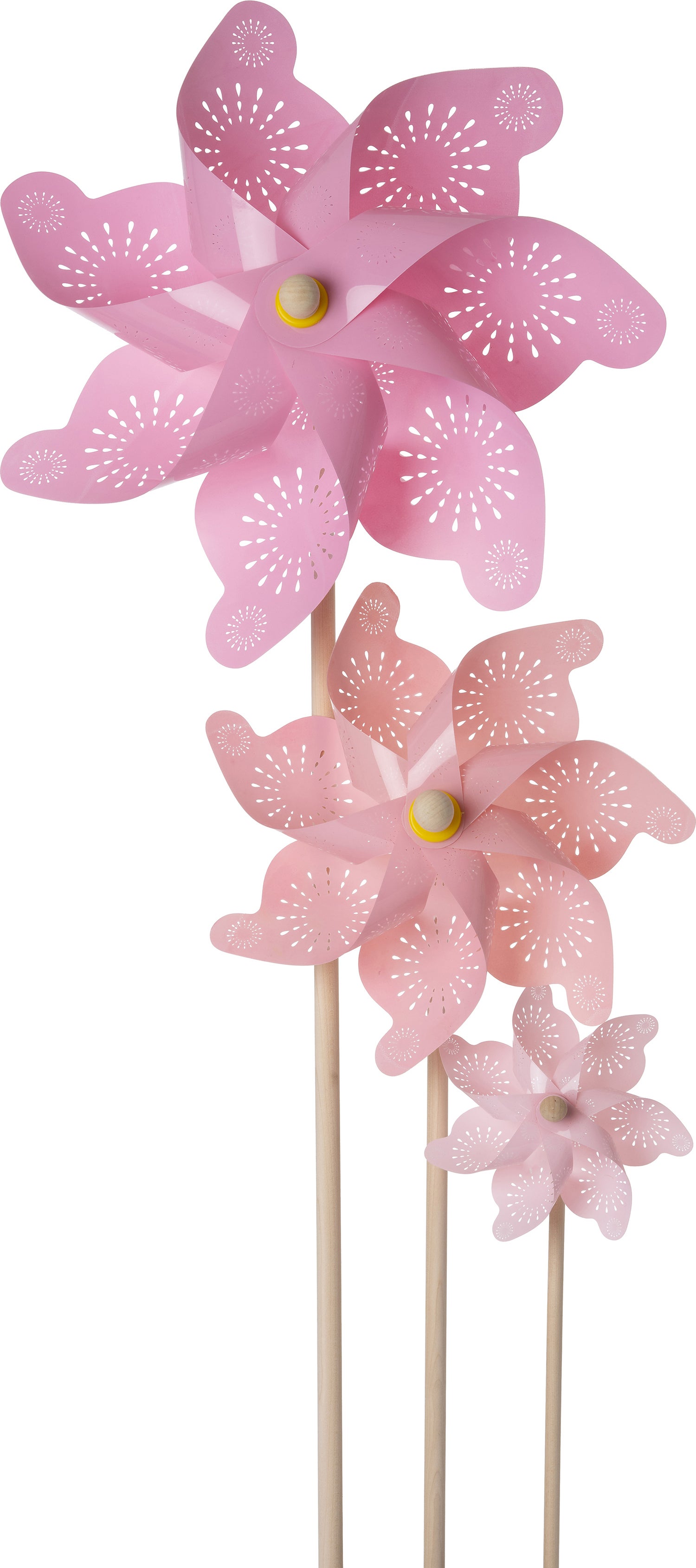 Intratuin tuinsteker windmolen Marij roze D 31 H 75 cm