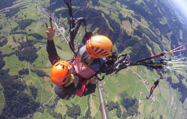 Tandem Gleitflug in Marbach als Geschenkidee