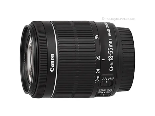 Canon EF-S - Zoomobjektiv - 18mm - 55mm - f/4.0-5.6 IS STM - Canon EF/EF-S