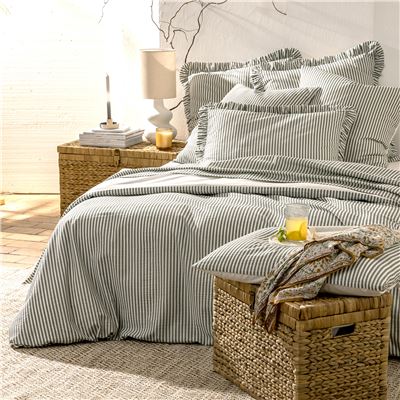 Linge de lit seersucker