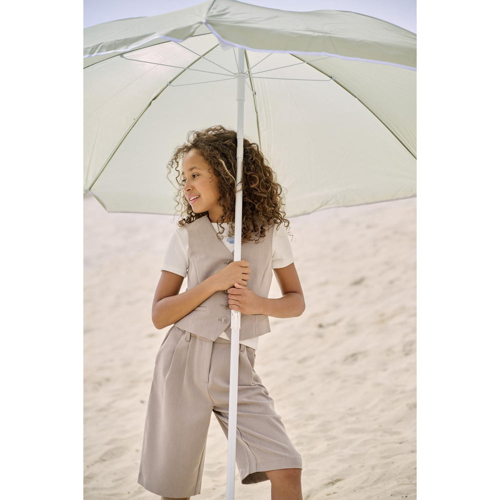 Køb kids ONLY Taupe Gray Melange Koghattie-Zal Life Lc Wide Shorts Tlr