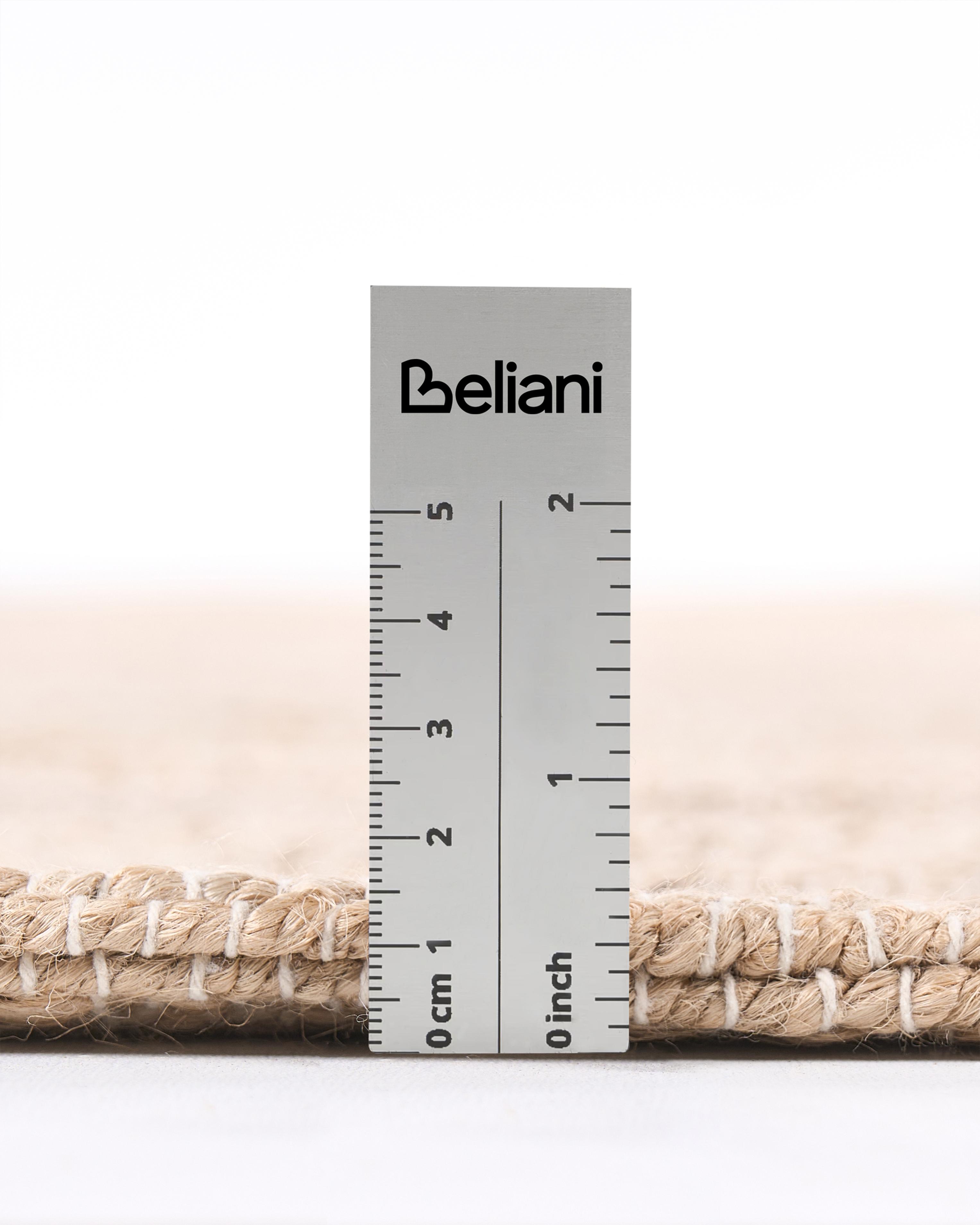Vloerkleed AMRAVATI Lichtbeige 160 x 230 cm Jute