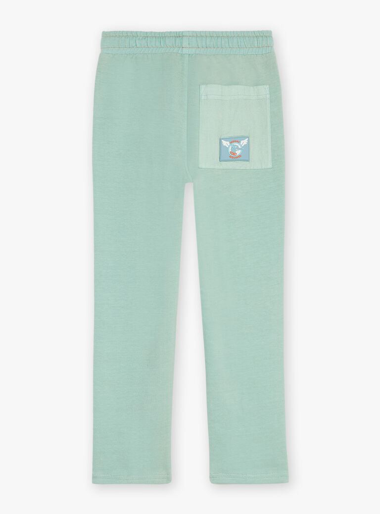 Pantalon vert en molleton