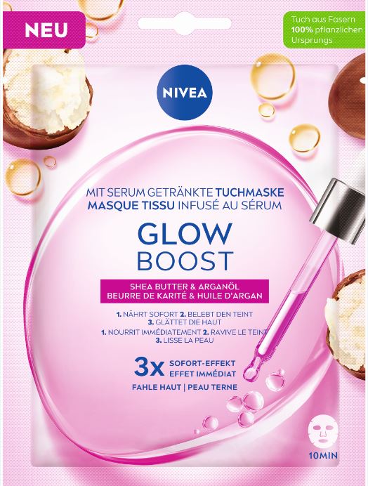 Nivea Tuchmaske Glow Boost Btl 1 Stk