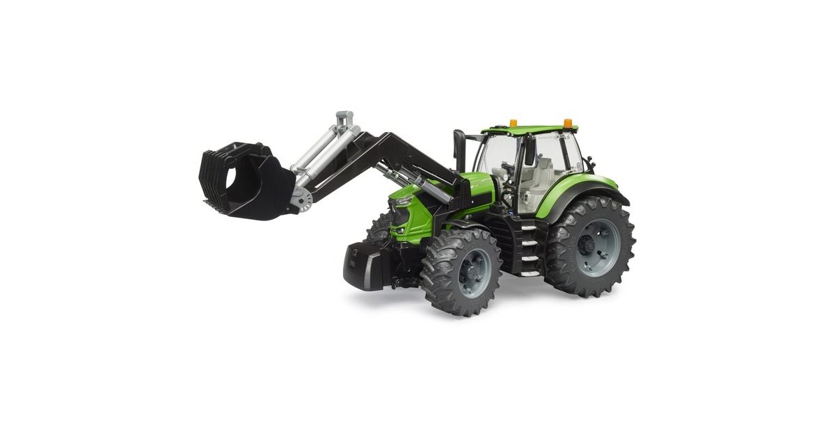 bruderDeutz 8280 TTV met frontlader Modelvoertuig