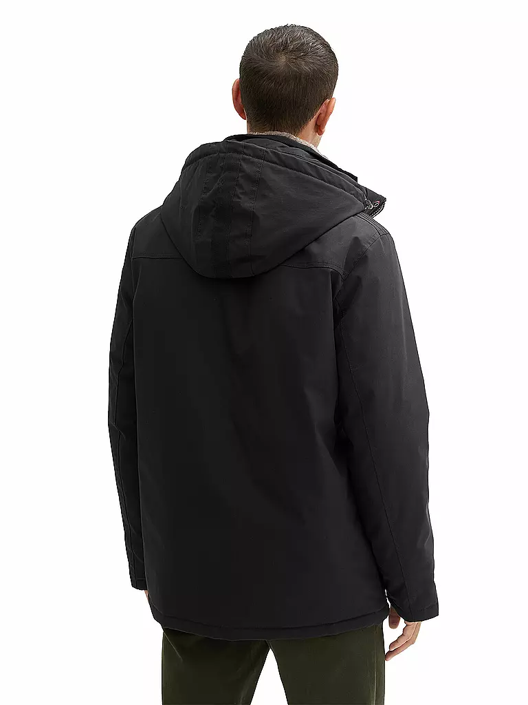 TOM TAILOR Parka schwarz