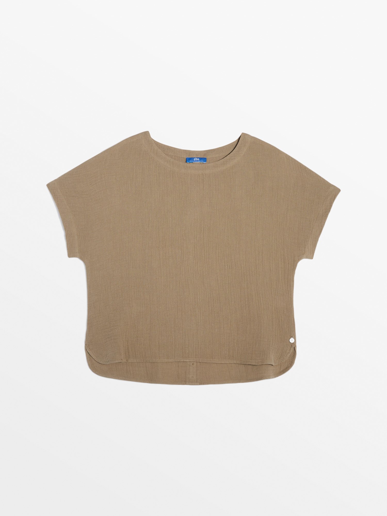 Blouse Femme Gaze de Coton Vert