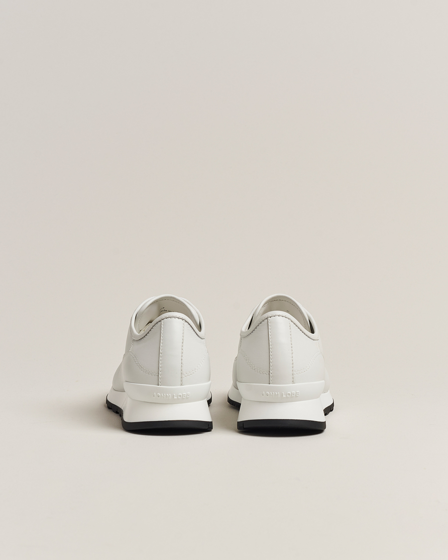 John Lobb Foundry Running Sneakers White Calf