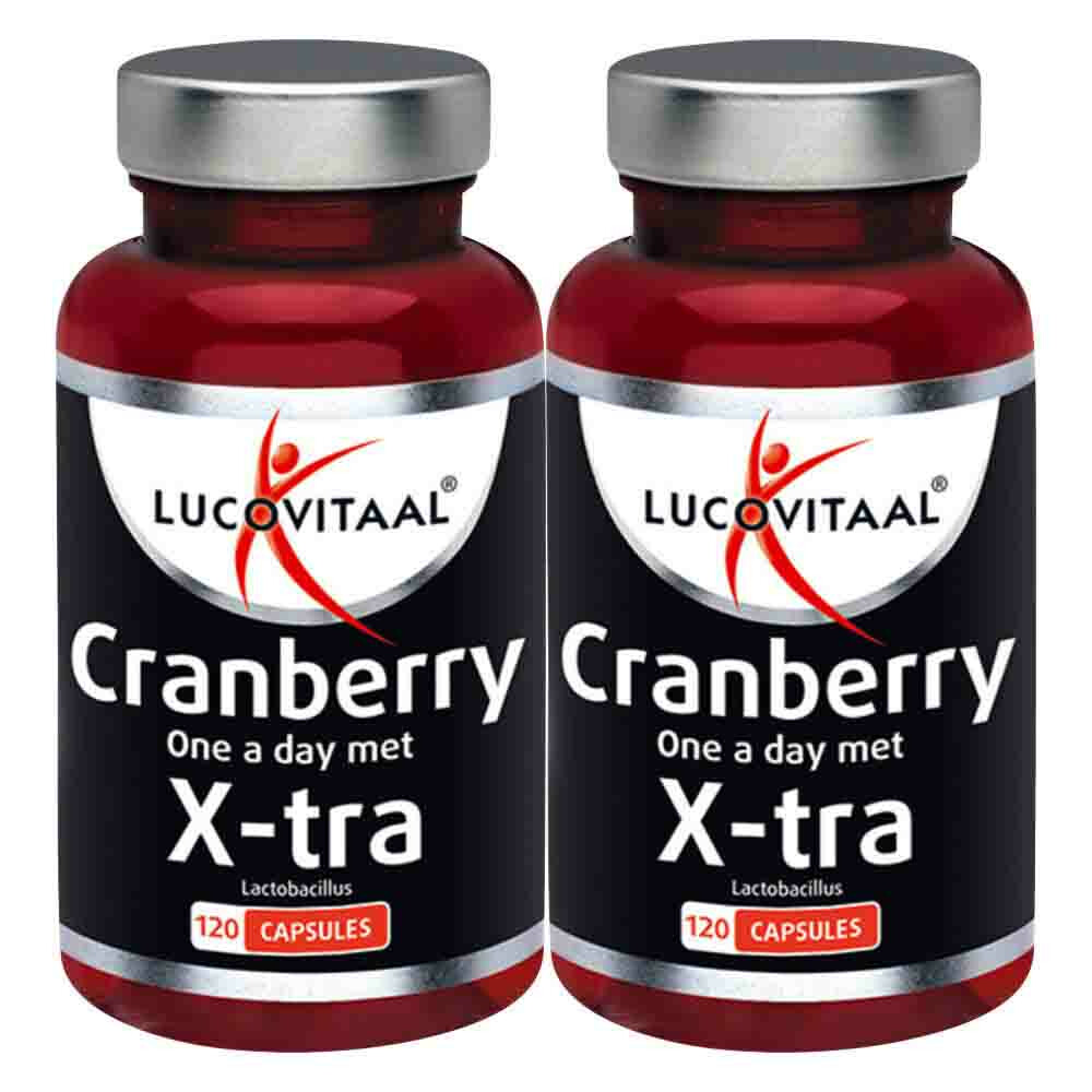 2x Lucovitaal Cranberry X-tra One a Day120 capsules