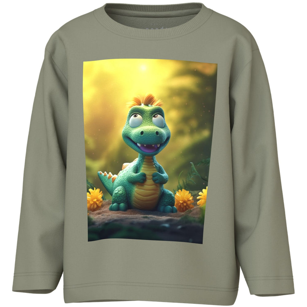 Køb Name It Tea Jungle Dino Voto Regular Bluse