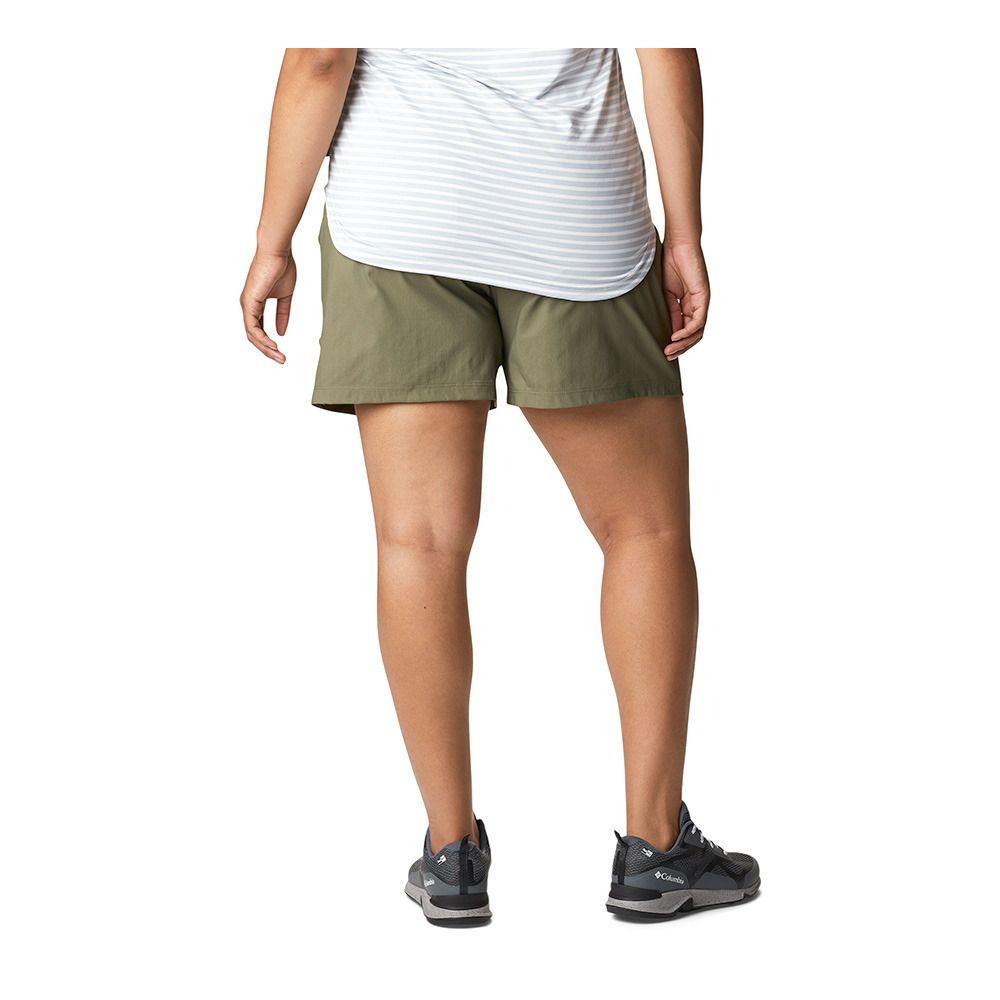 Columbia FIRWOOD CAMP II - Short Femme stone green