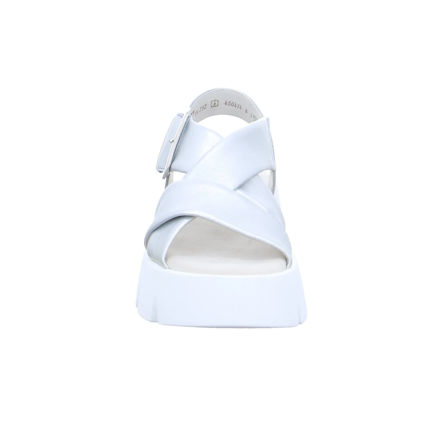GABOR Sandalette Silber Leder
