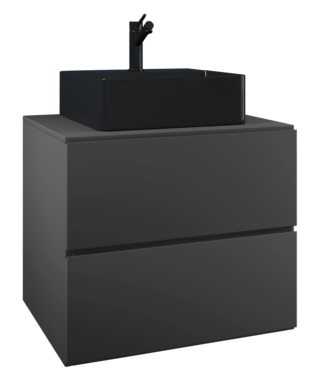 Waschtisch LENDAS BL S - anthrazit - 60 cm