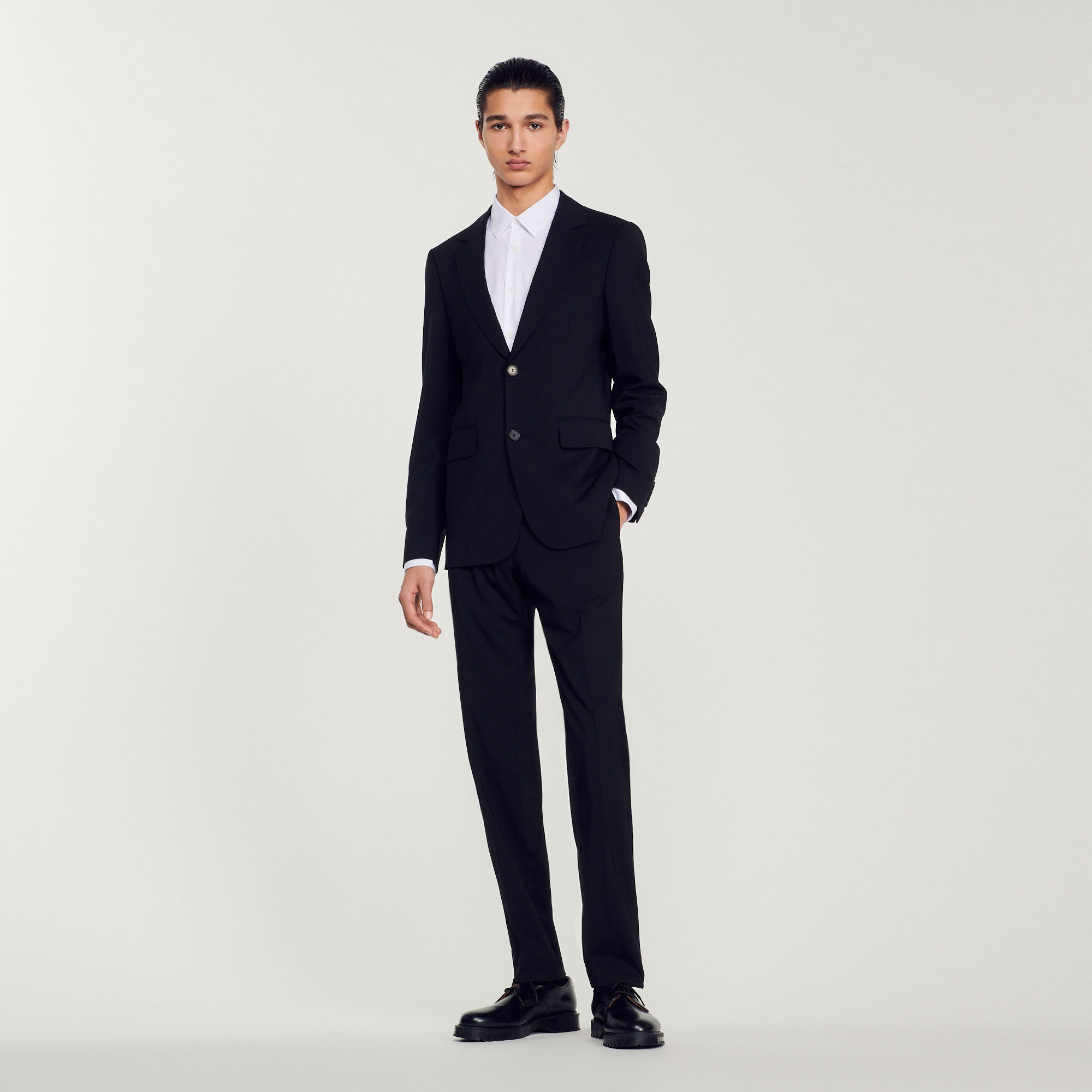 Veste de costume en laine vierge