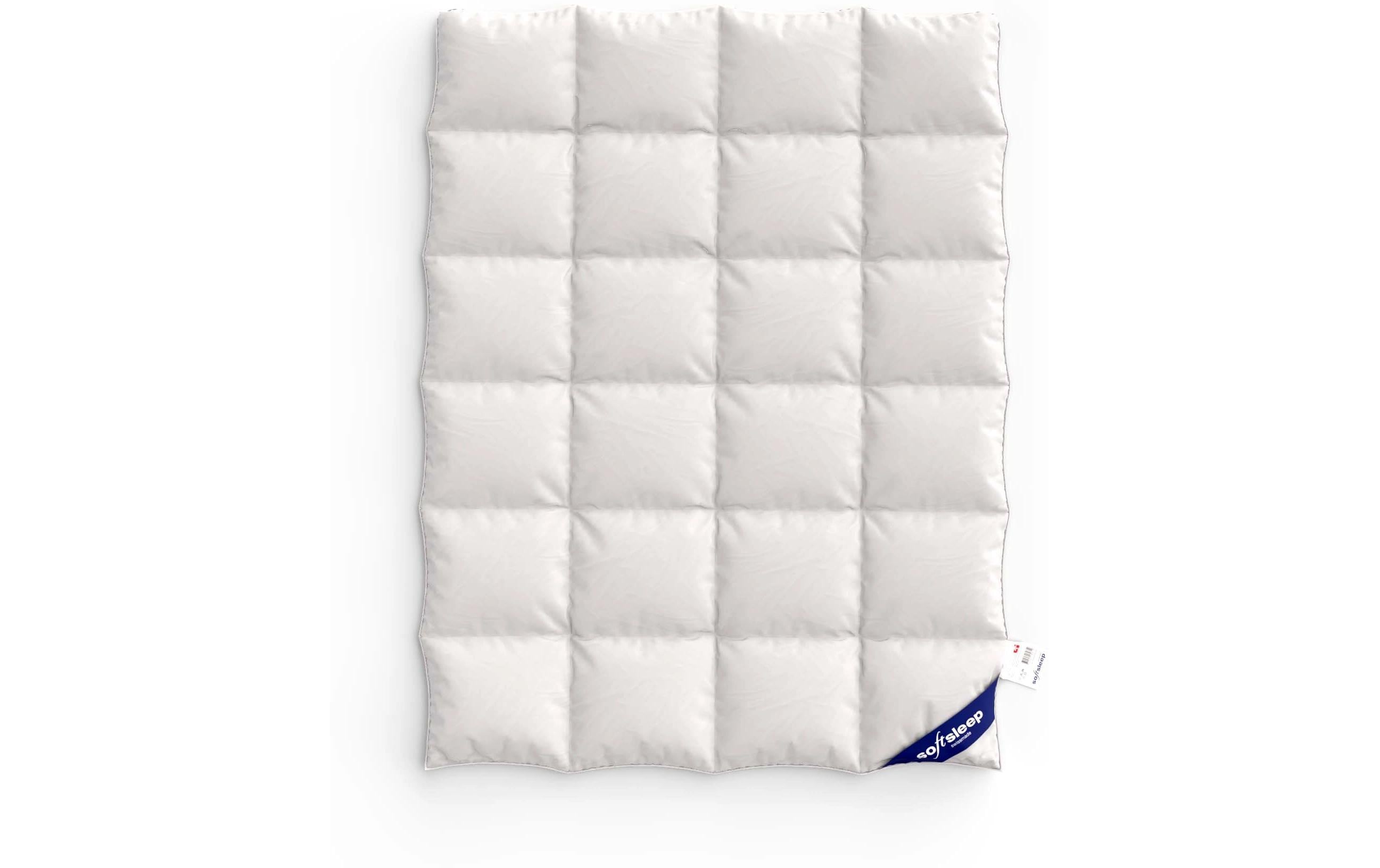 Duvet Perfecta Ente 160 x 210 cm<br>Bettdecke mit Entendaunen und -federchen