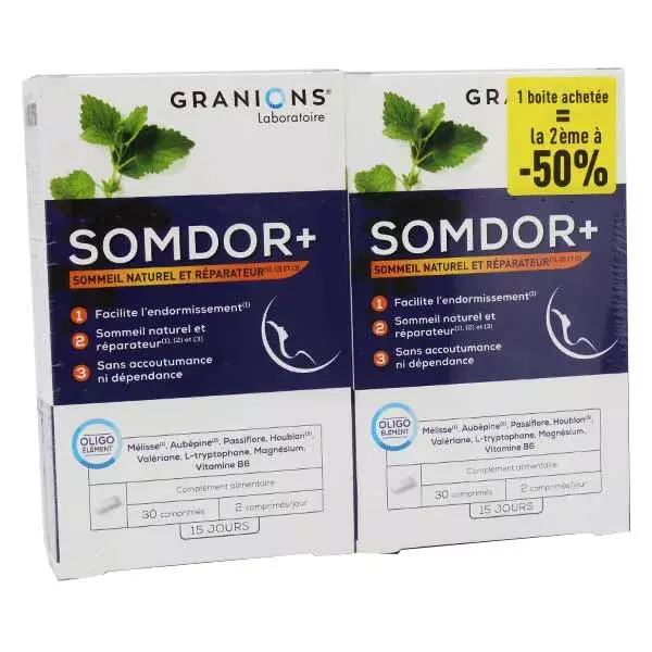Granions Somdor+ Pacote com 2 x 30 comprimidos