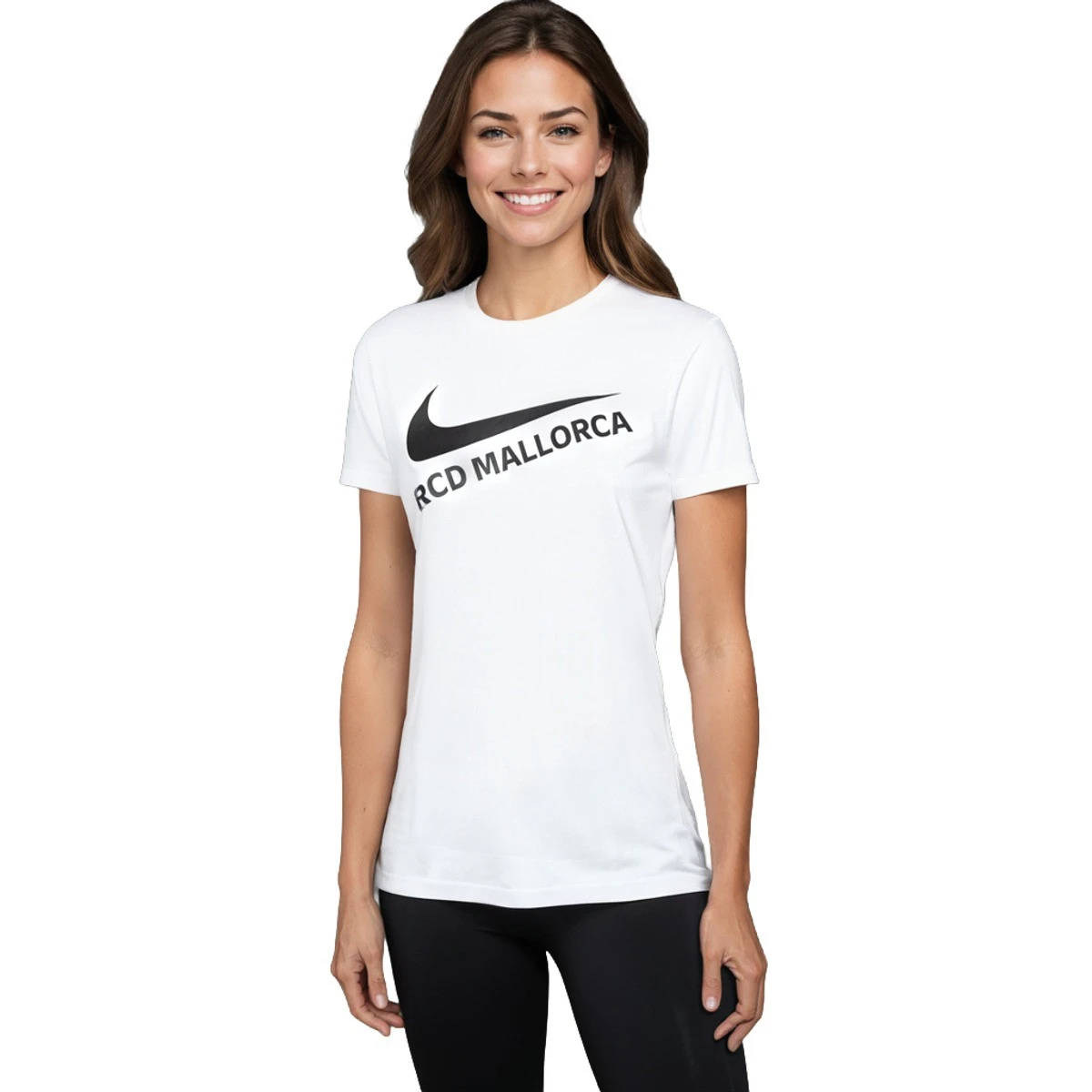 T-Shirt Nike RCD Mallorca Fanswear Logo 2023-2024 Mulher