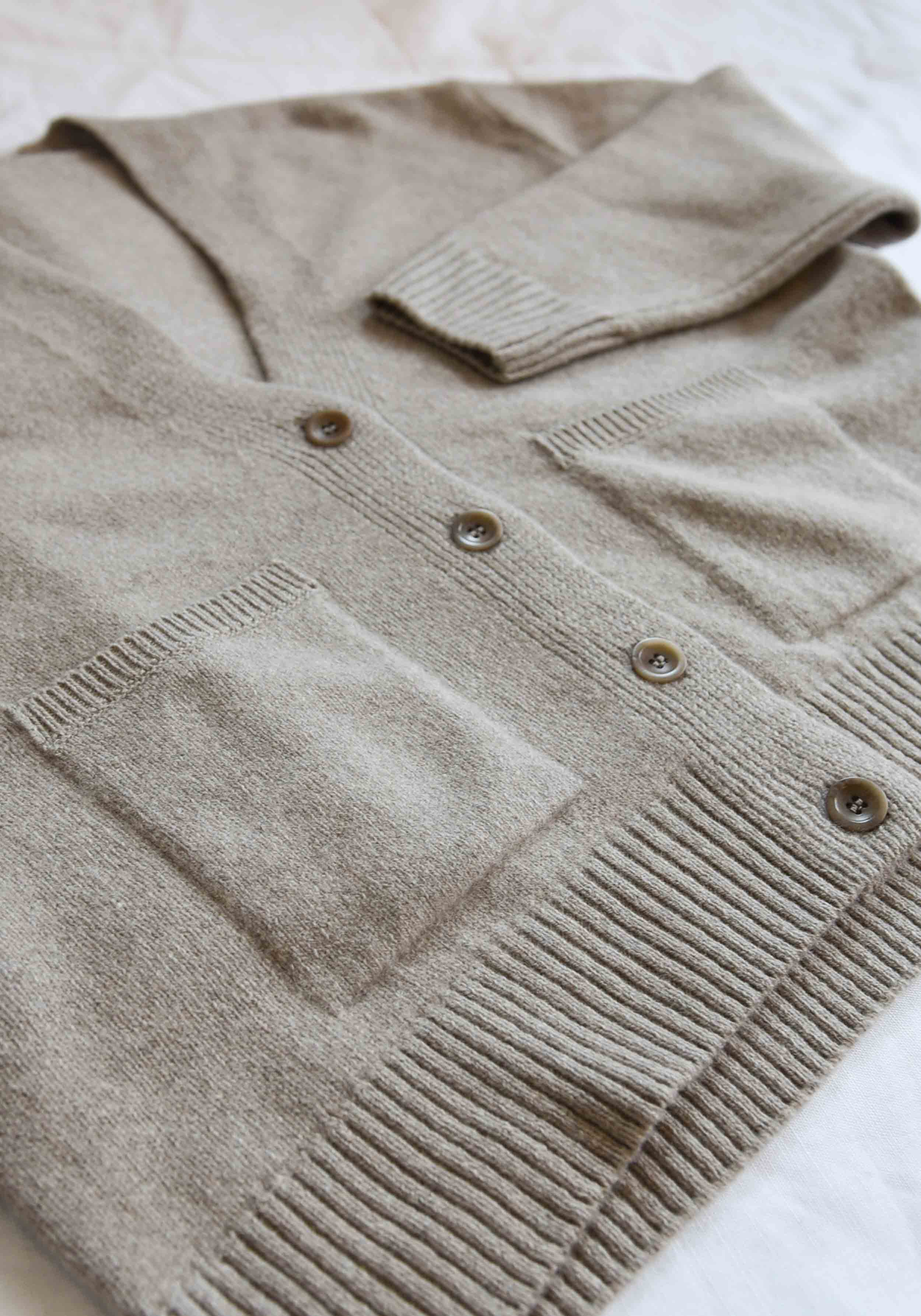 Jungle Folk Cardigan Giorgia Cashmere Greige