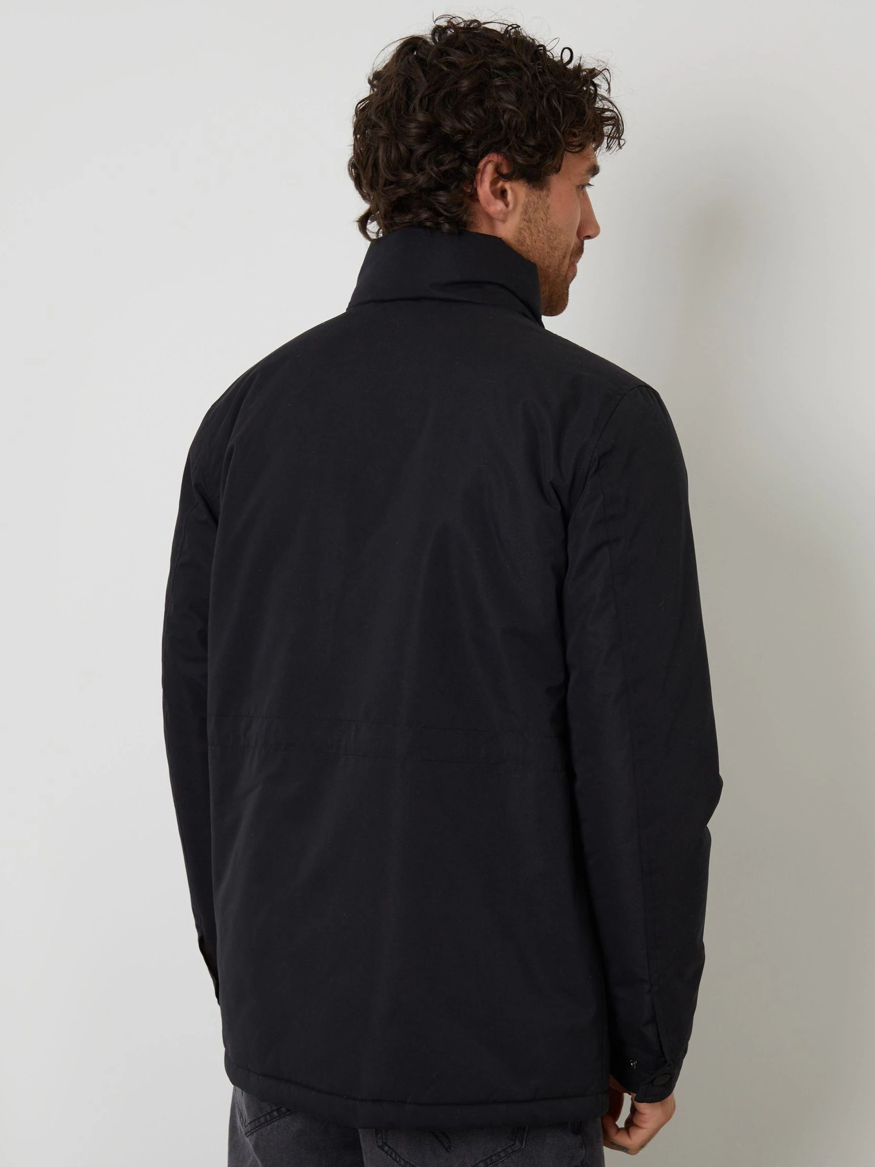 Threadbare Utility jas met opstaande kraag