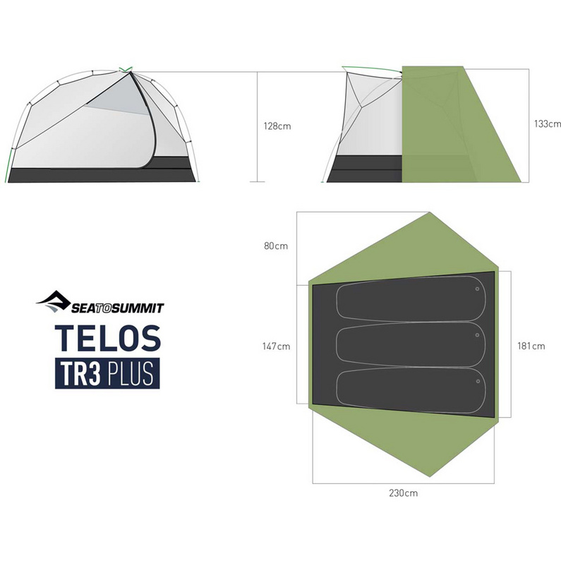 Sea to Summit Telos TR3 Plus Zelt
