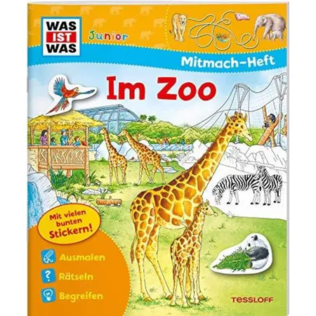 Tessloff WAS IST WAS Junior Mitmach-Heft Zoo