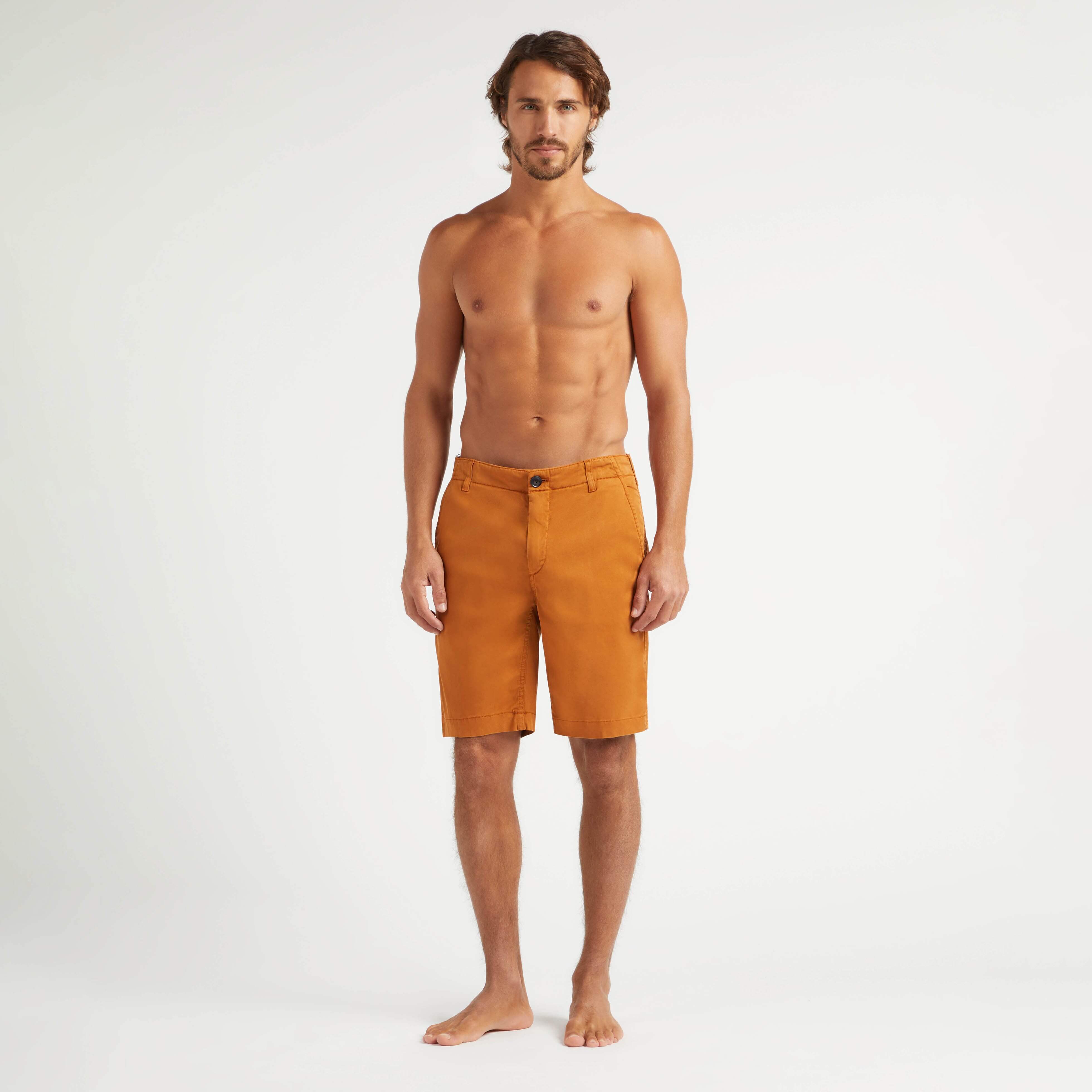 Bermuda Gabardine Homme en Tencel