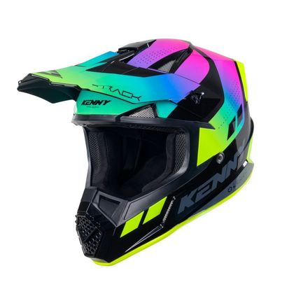 Casque cross Kenny TRACK - GRAPHIC 2025 - Jaune
