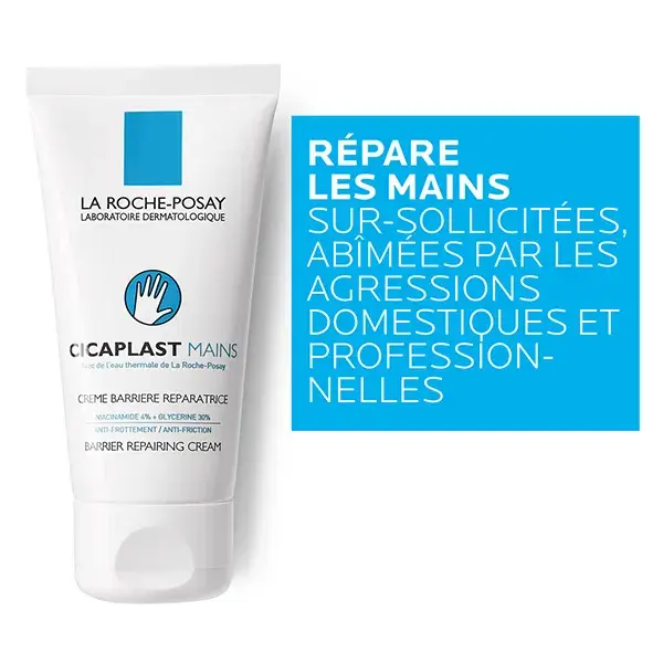 Creme para as mãos La Roche-Posay Cicaplast Reparador de Barreira 50ml