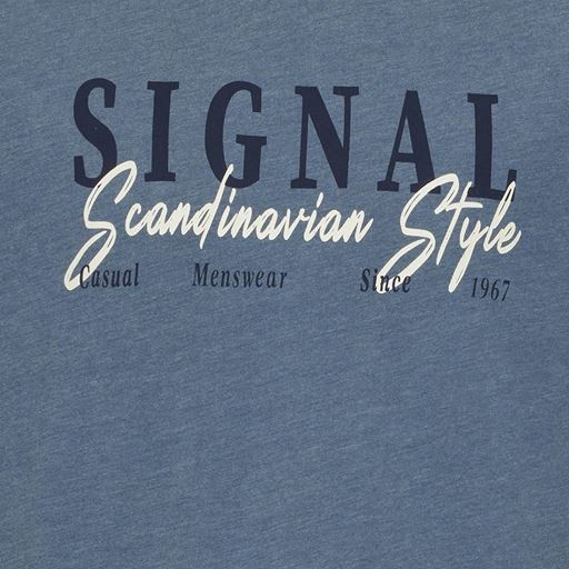 Signal Eric Gavin T-shirt, Heritage Blue Melange, M