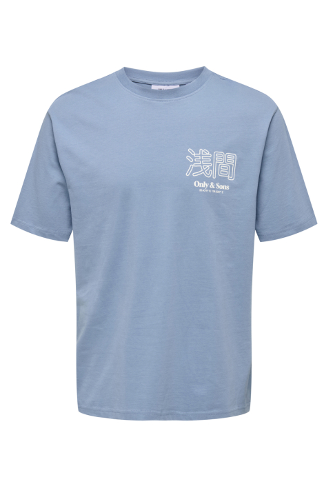 Only & Sons blauwe heren t-shirt