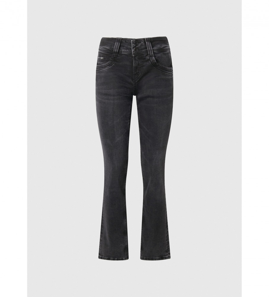 Calça jeans Pepe Jeans Gen corte regular preta