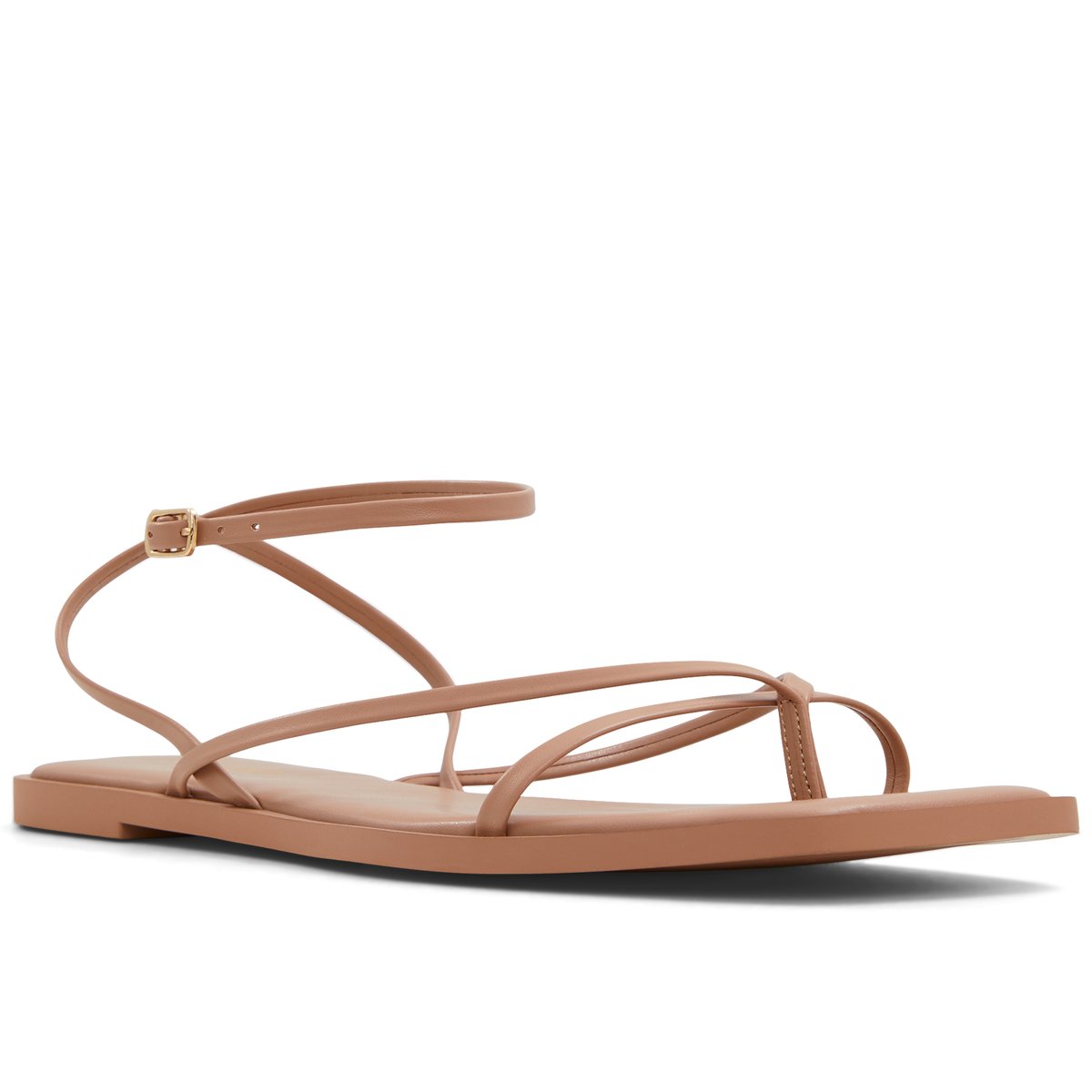 K STUDIO-Erigoveth-Sandales à lanières - Talon plat - Marron Clair