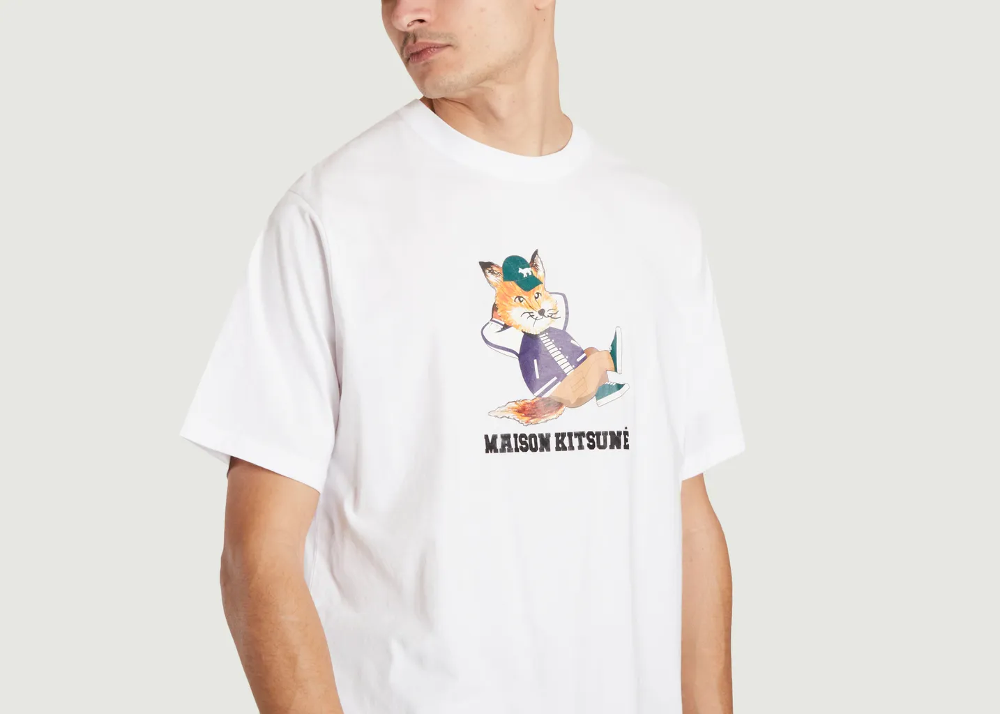 T-shirt Dressed Fox Easy Maison Kitsuné