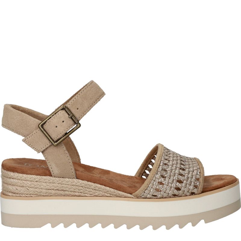 Toms Diana Sandalen Goud Dames