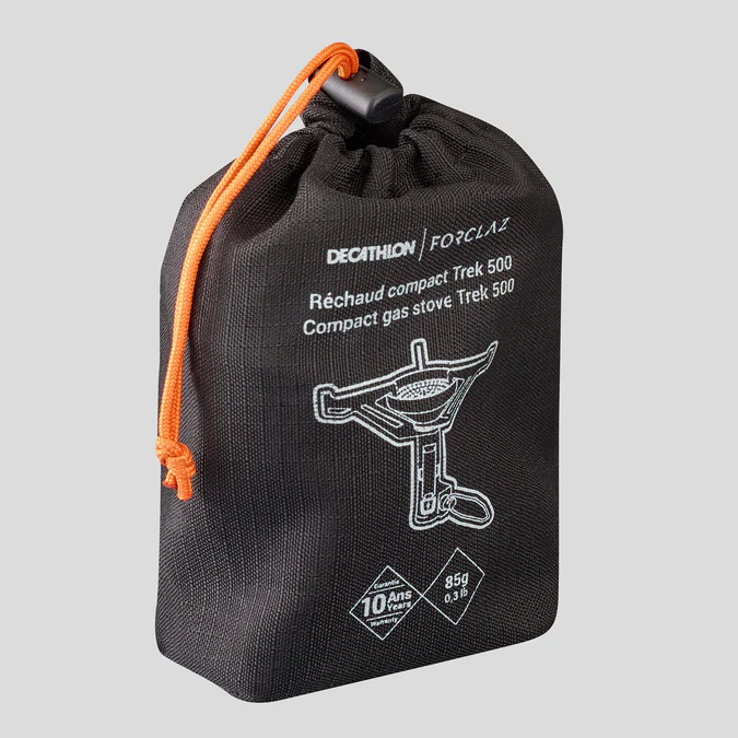 Decathlon Forclaz - Fogão de mochila leve e compacto Forclaz MT500 com piezo.