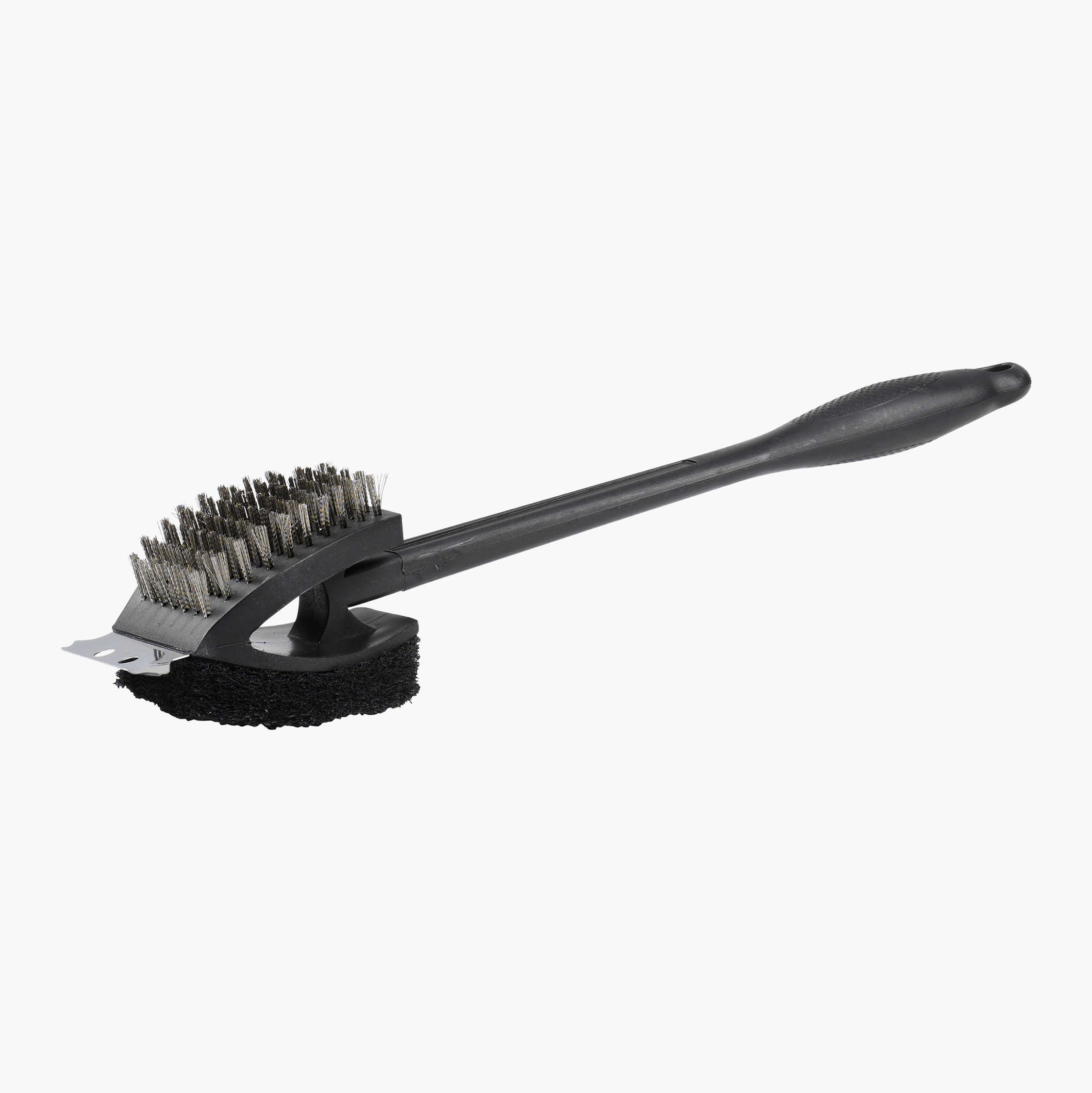 Grillbørste med skaft, 38,5 cm