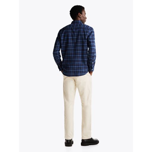 Tommy Hilfiger Brushed Easy Check Skjorte, Aegean Sea Multi Check, XL