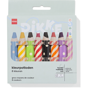 HEMA Dikke Potloden 8 Stuks