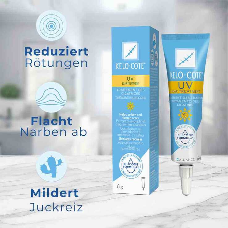 Kelo-cote UV Silikon Narbengel LSF 30, 6 g