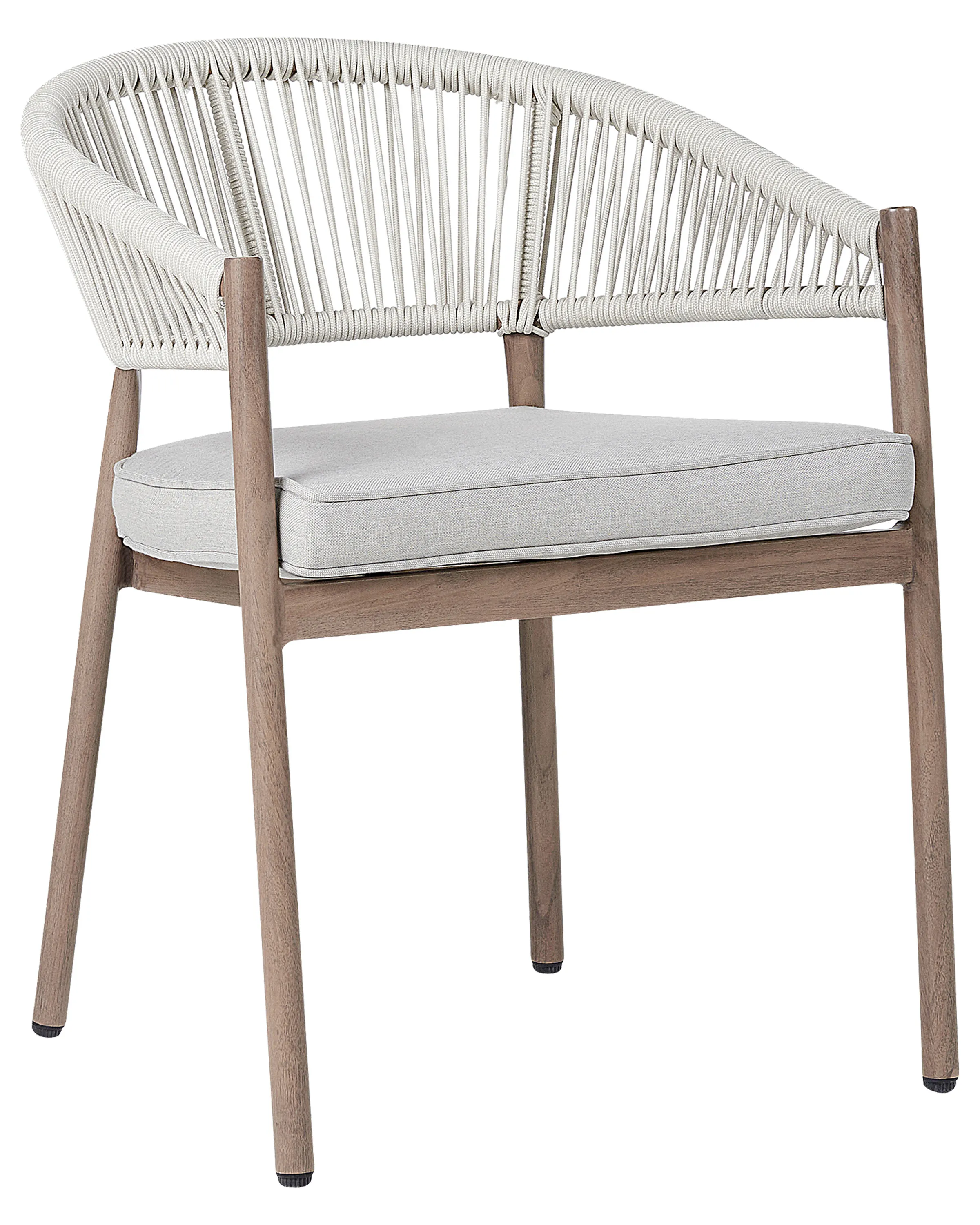 Set van 6 stoelen met zitkussen FLAVIA Metaal Wit