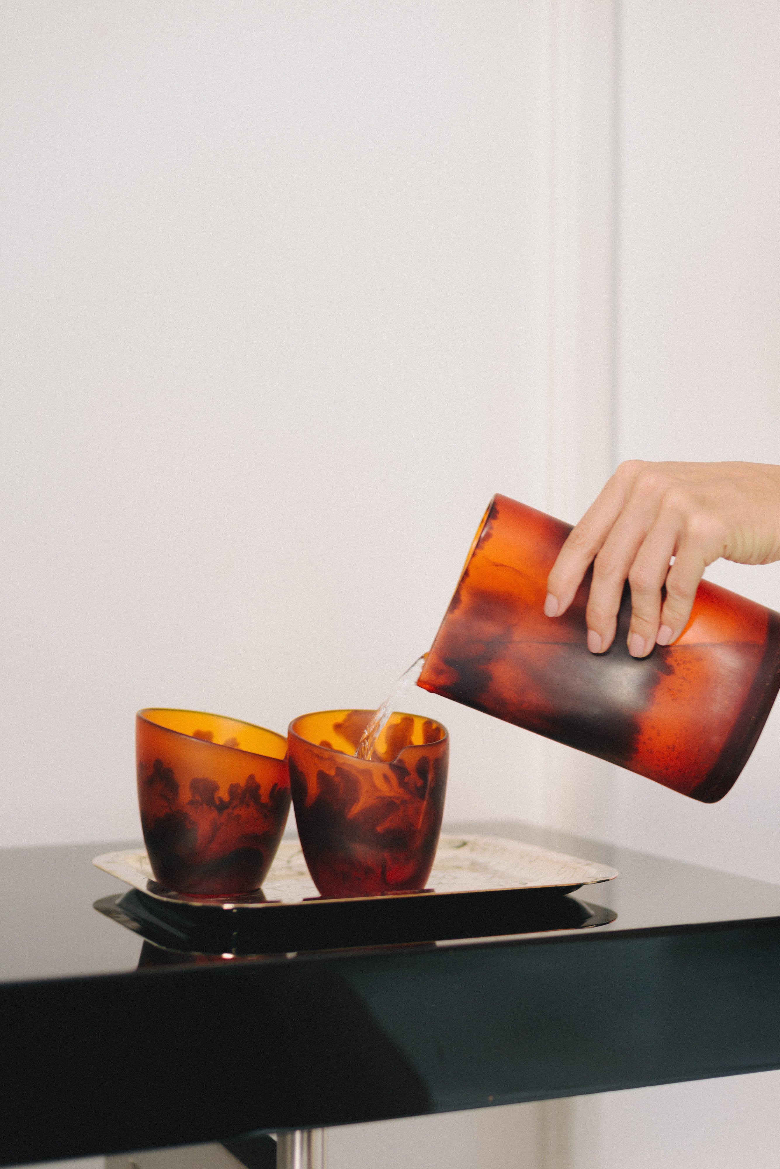 Pot en résine (lot de 2)