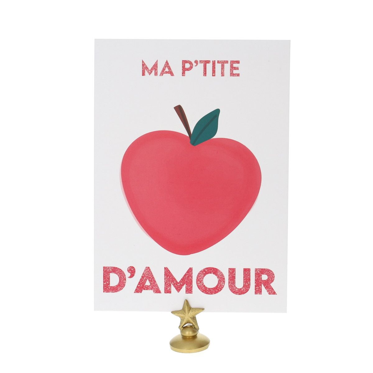 Carte p'tite pomme d'amour Le petit Souk