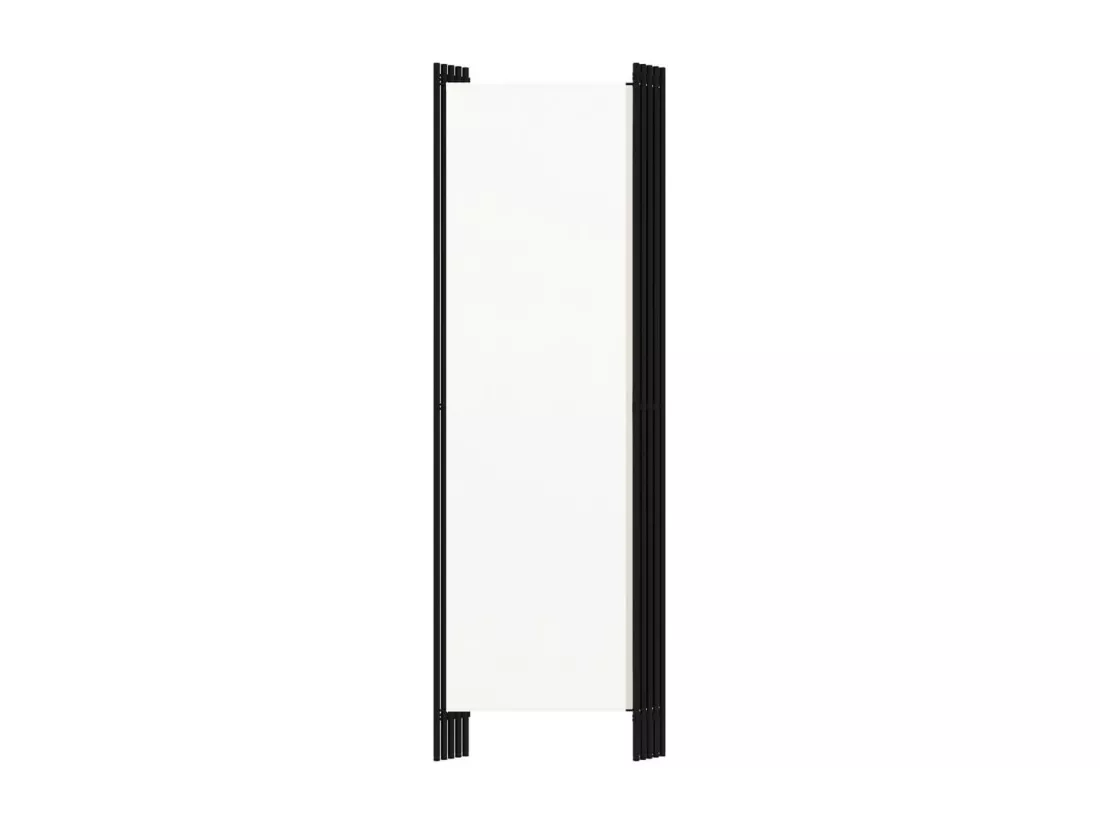 Cloison de séparation 5 panneaux Blanc 250x180 cm